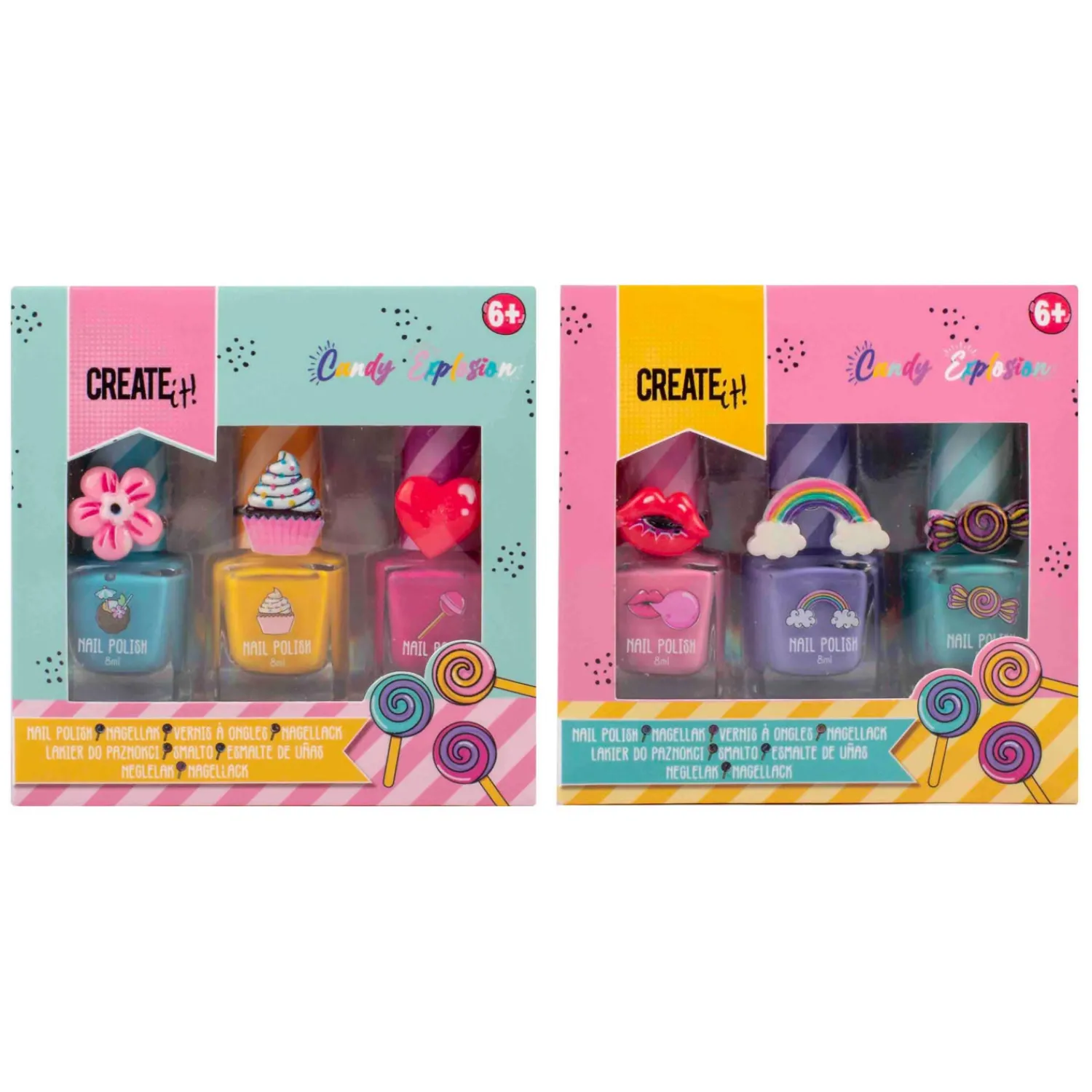 Candy Explosion Nagellak, 3st.>Create It! New