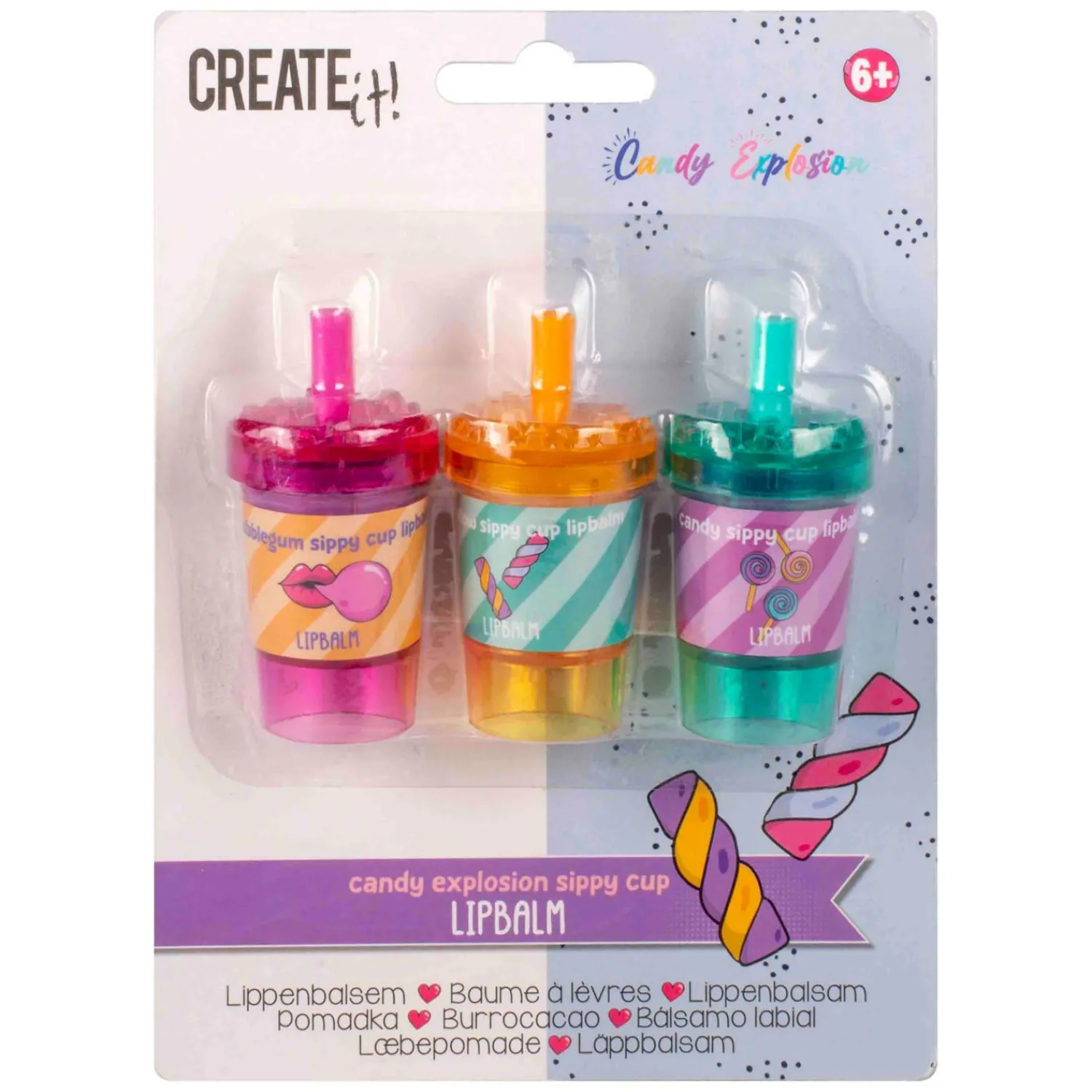 Candy Explosion Lippenbalsem, 3st.-Create It! Online