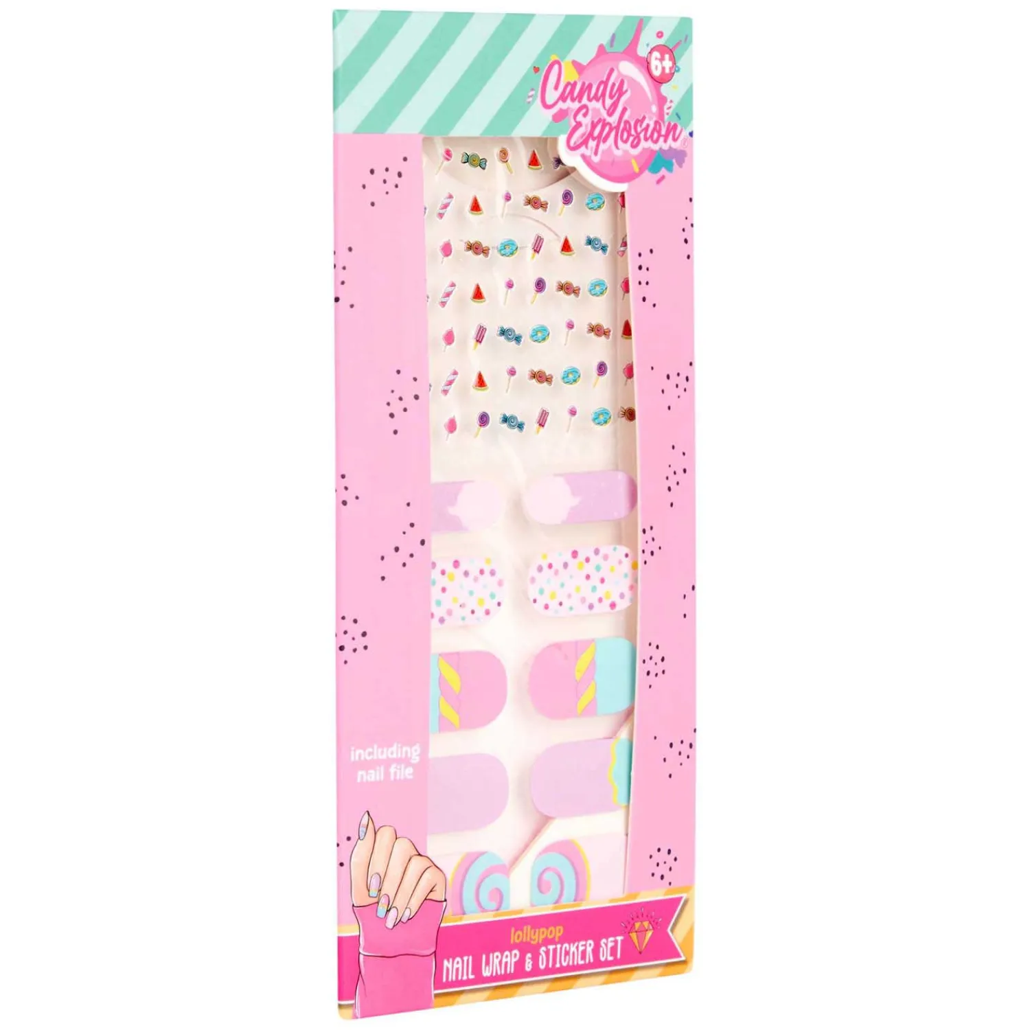 Create It! Candy Explosion Nagelstickers Creatie Set-Canenco