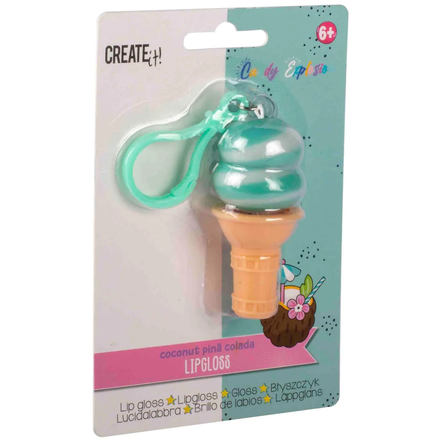 Canenco Create It! Candy Explosion Lipgloss Ijsje Sleutelhanger Clearance