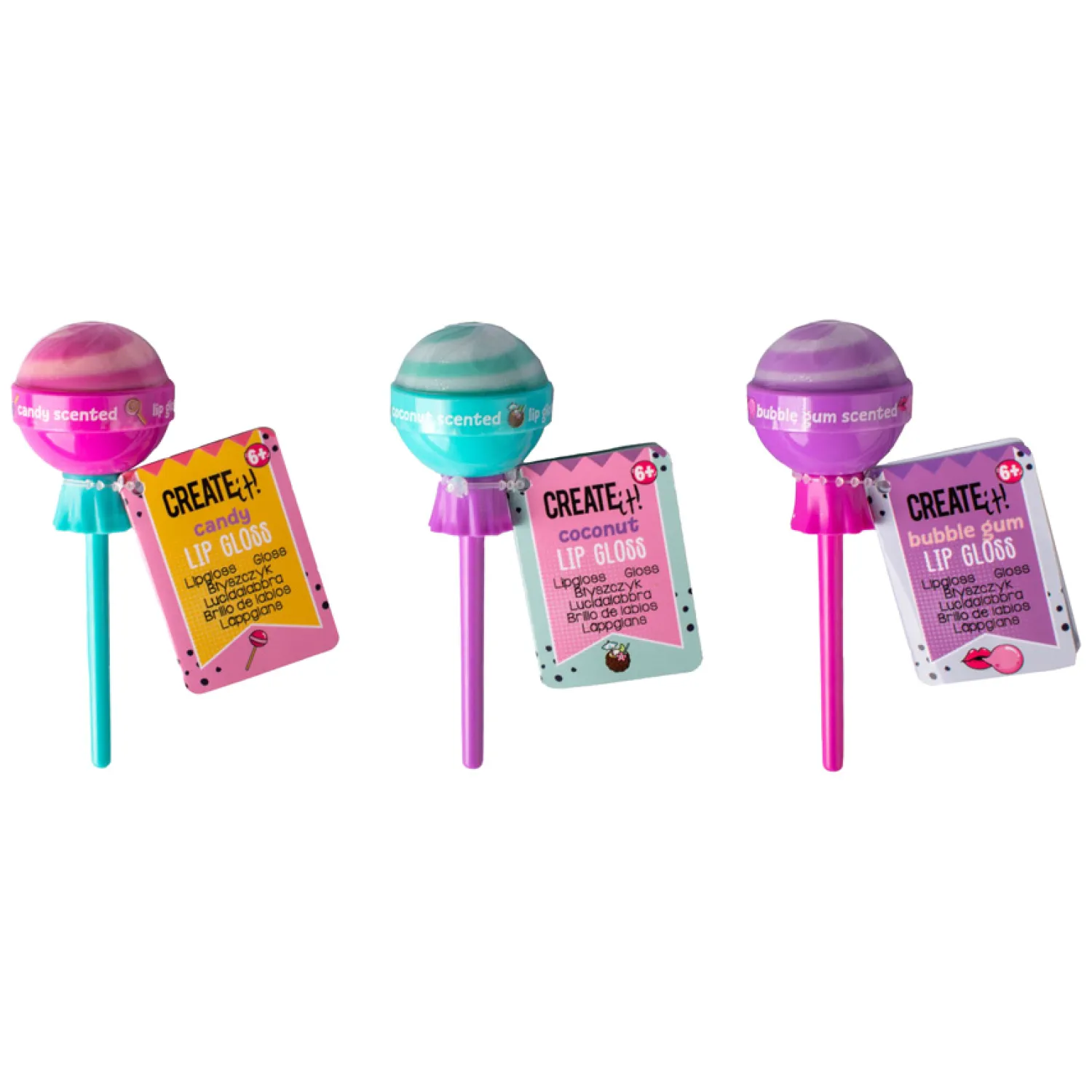 Create It! Candy Lipgloss Lollipop New