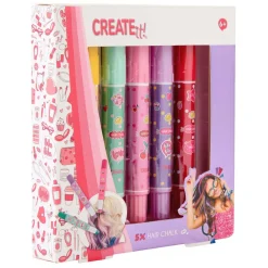 Create It! Haarkrijt Pennen - 5st-Canenco Outlet