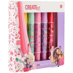 Haarkrijt Pennen, 5st-Create It! Discount