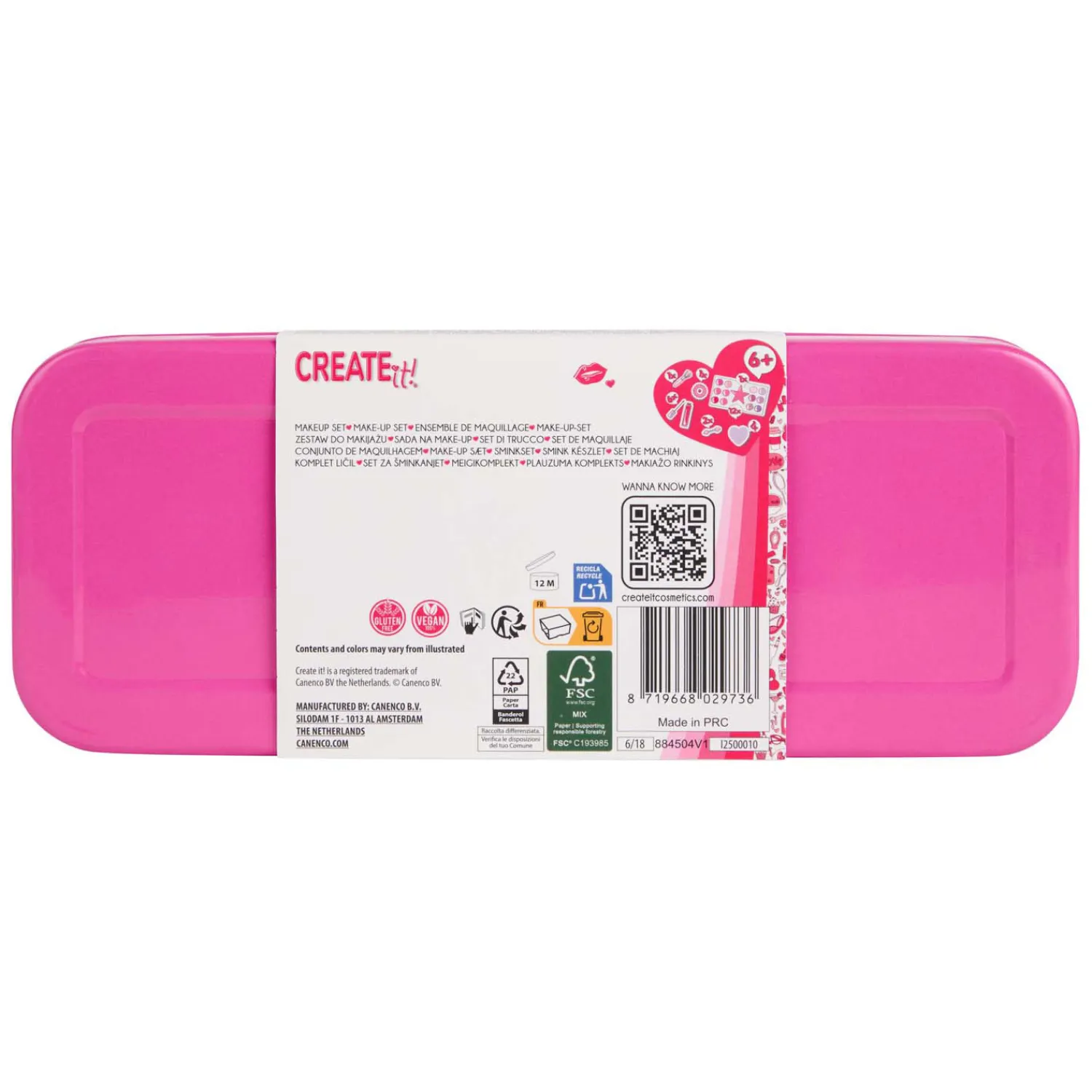 3-laags Make-Up Blik>Create It! Online