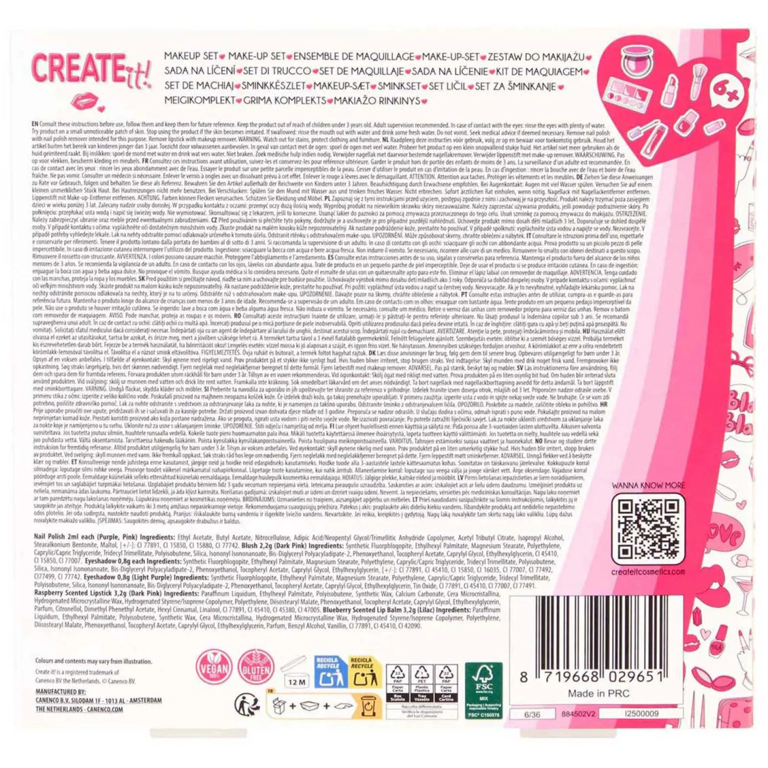 Make-up Set, 13dlg.>Create It! Clearance