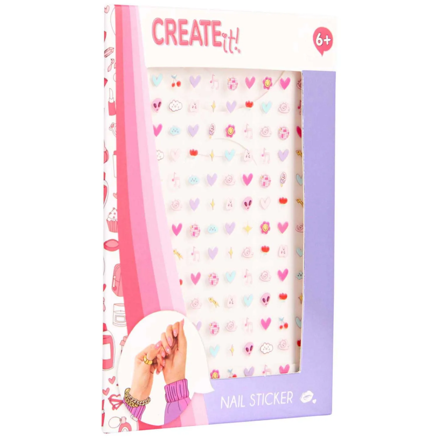 Create It! Nagelstickers Vel>Canenco Hot