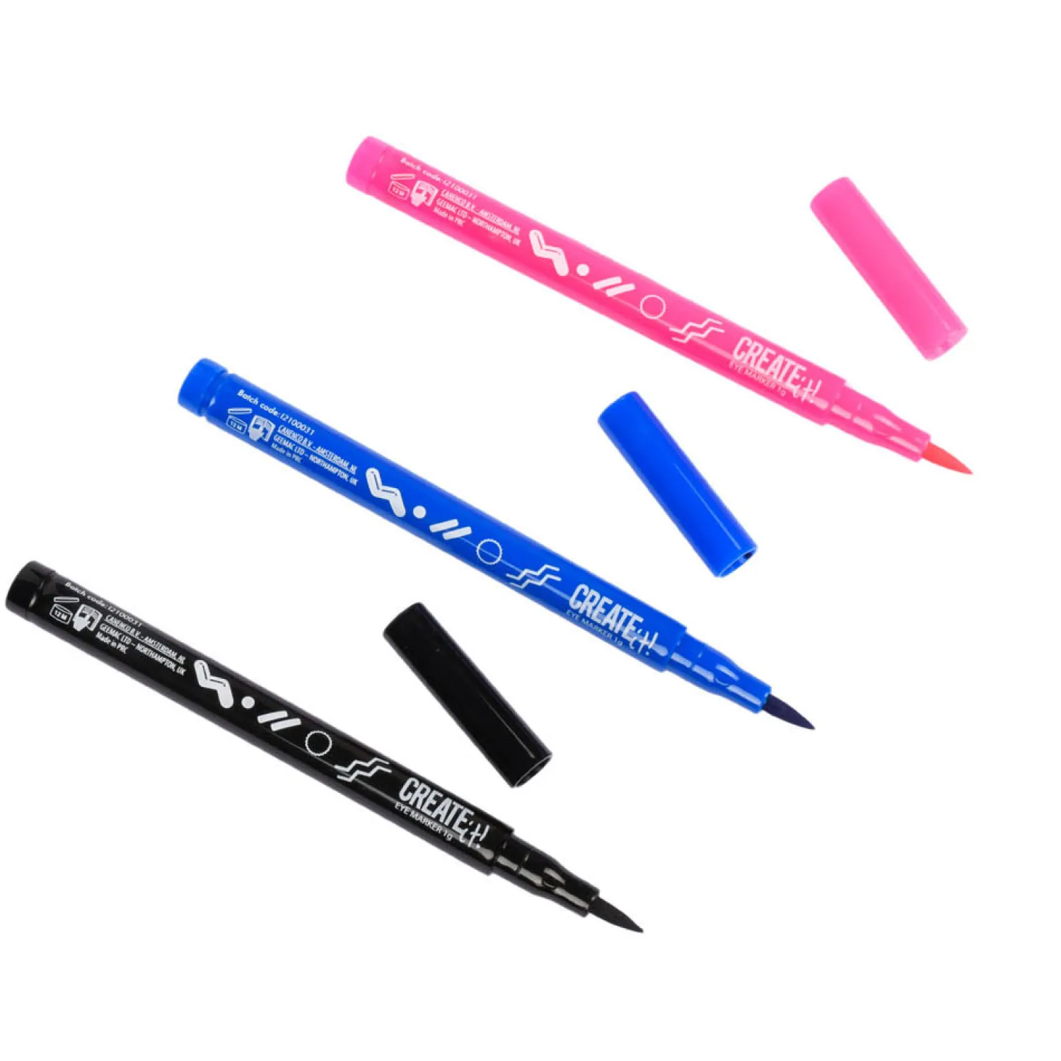 Poptastic Make-up Pennen 3-Pack>Create It! Hot
