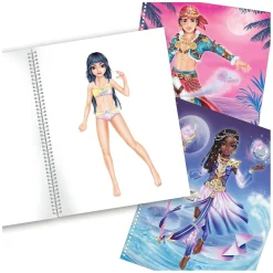 TOPModel Create Your Kleurboek met Stickers Fantasy Hot