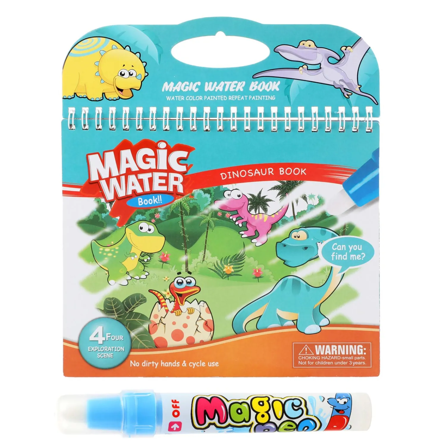 Creativity Kleuren met Water Dino met Stift>Toi-Toys Outlet