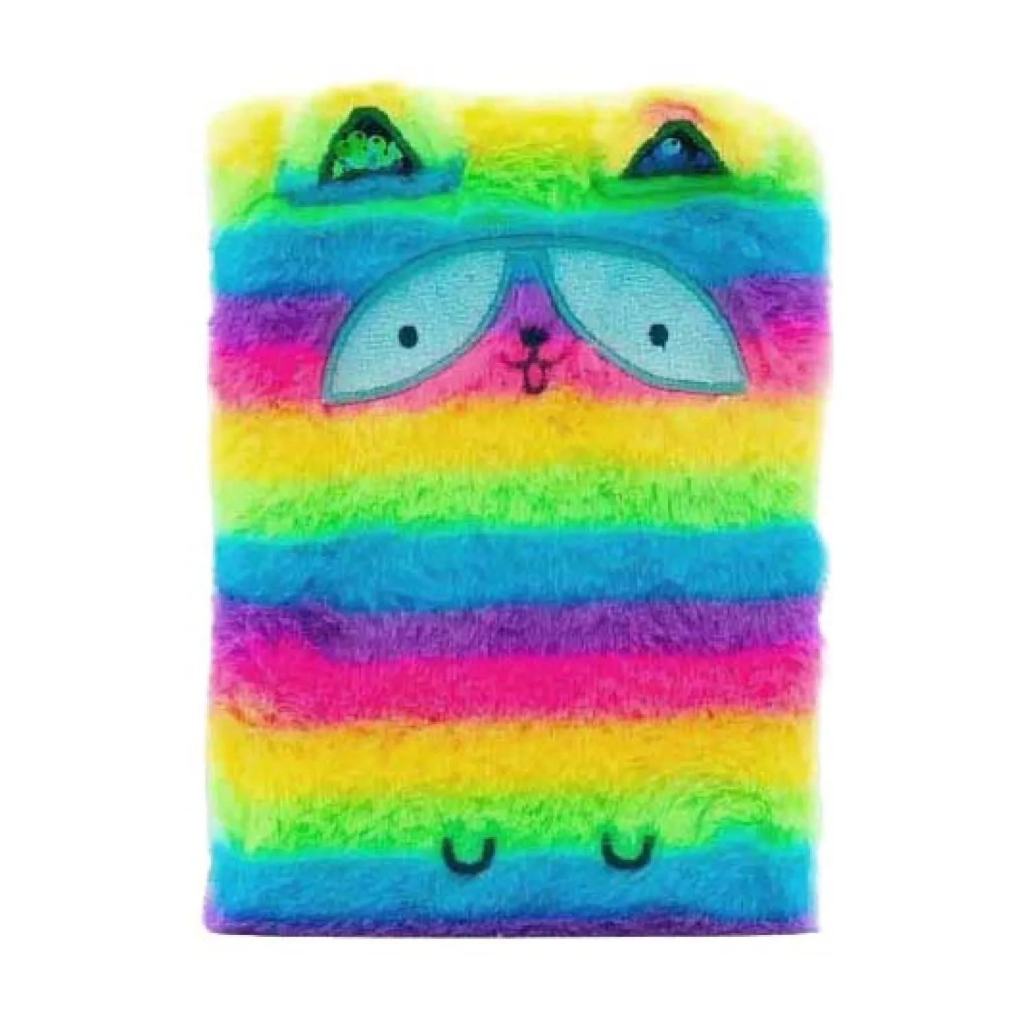 Cutie Crew Pluche Notitieboek Regenboog-Canenco