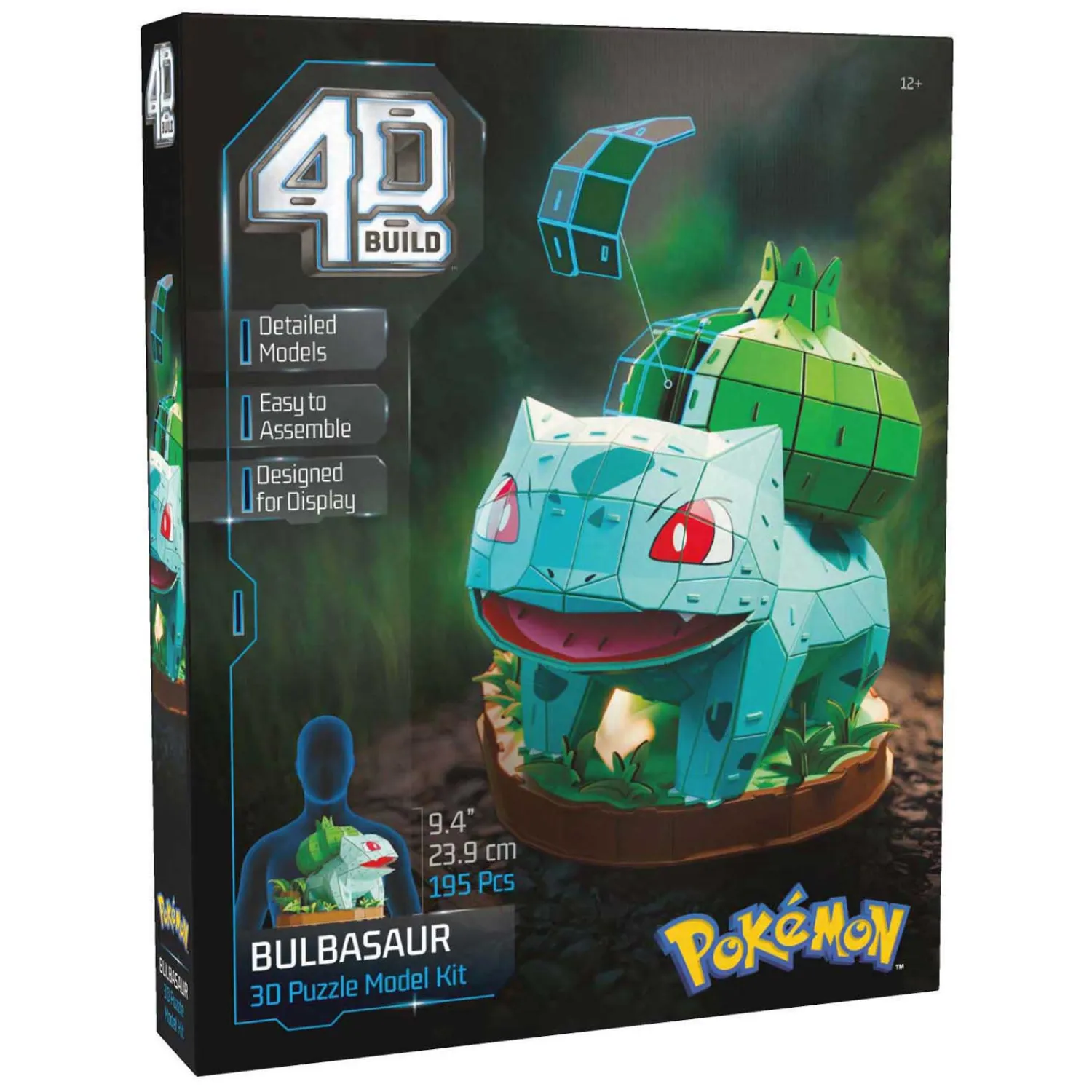 Spin Master 4D Build Pokémon Bulbasaur Bouwpakket - 195dlg,