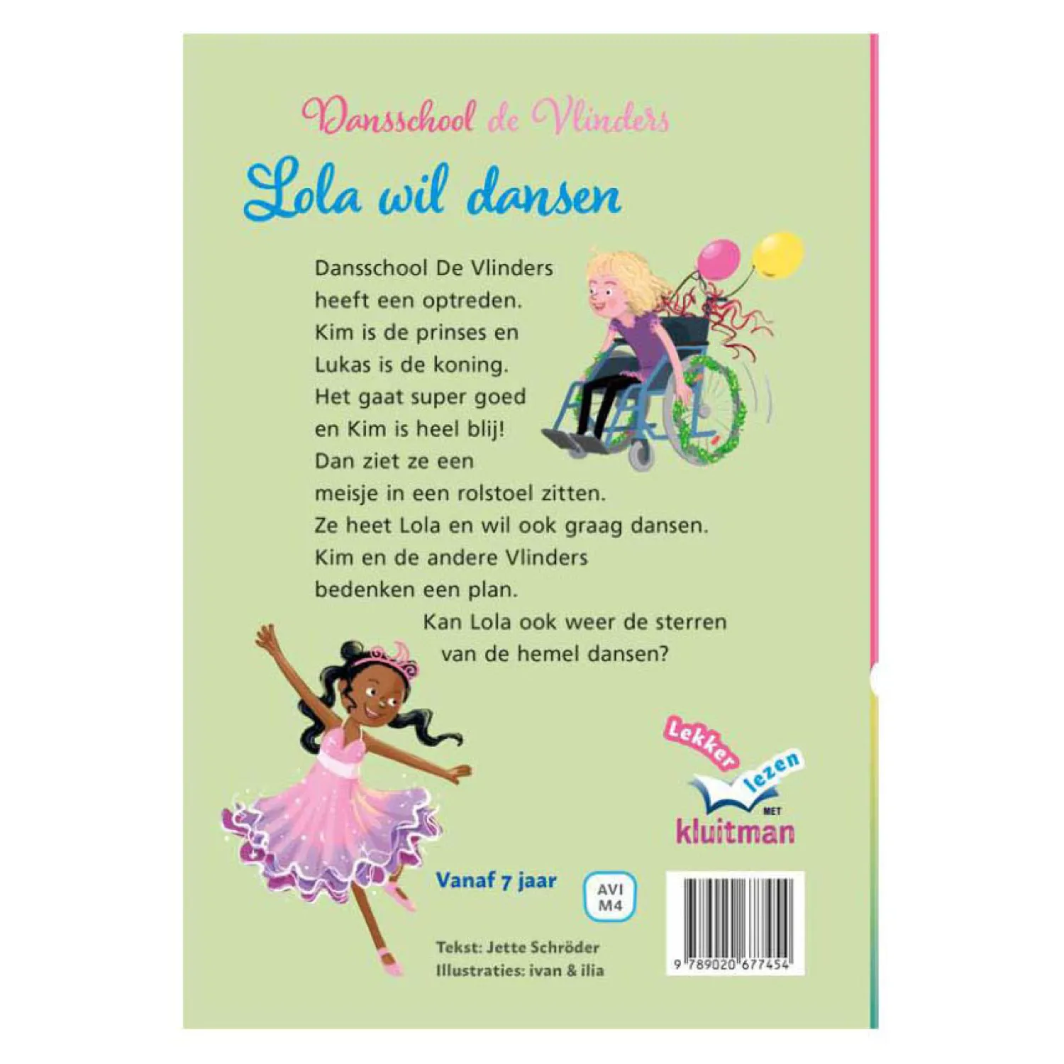 Uitgeverij Kluitman Dansschool de Vlinders Lola Wil Dansen AVI M4 Discount