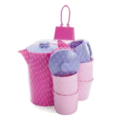 Koffieset roze, lila  17dlg.>Dantoy Outlet