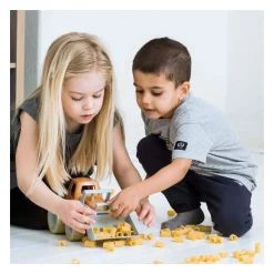 Tractor met Voorlader Blauw/Oranje, 30cm-Dantoy Online