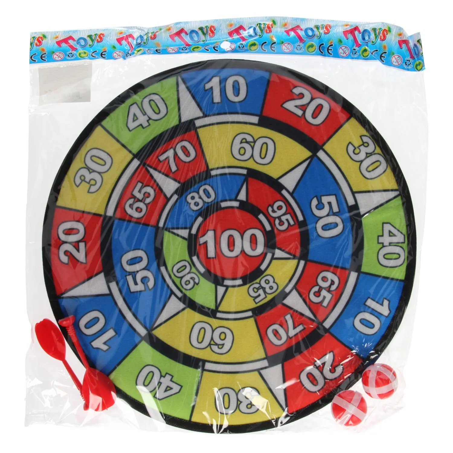 Dartspel Klittenband, 36cm Outlet