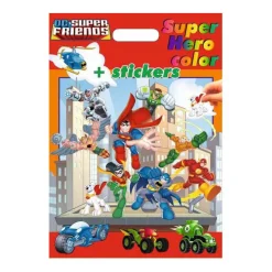 DC Superfriends Super Hero Kleur- en Stickerboek>Boek Specials Nederland BV Sale
