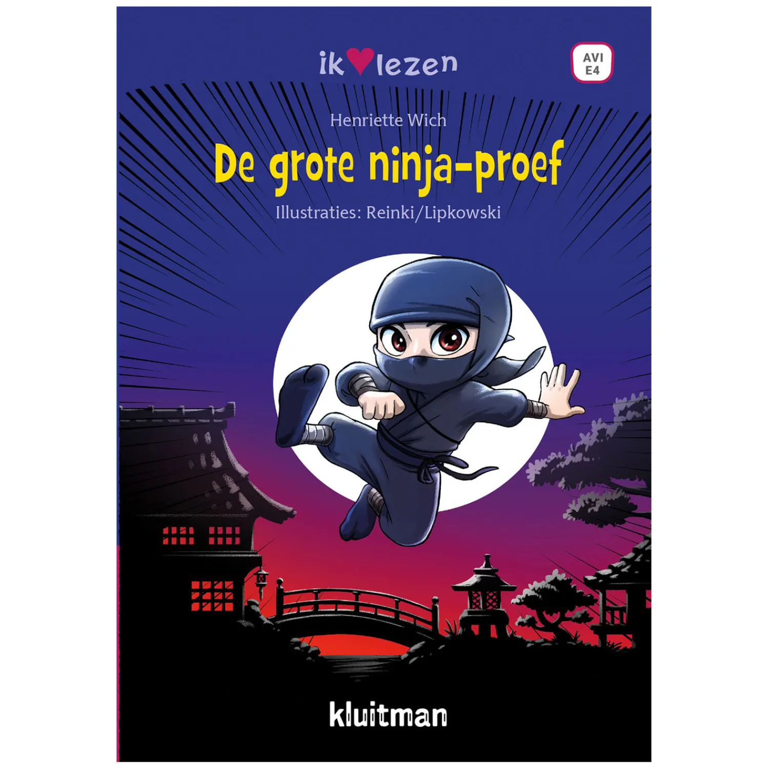 Uitgeverij Kluitman De grote ninja proef - AVI-E4 Outlet