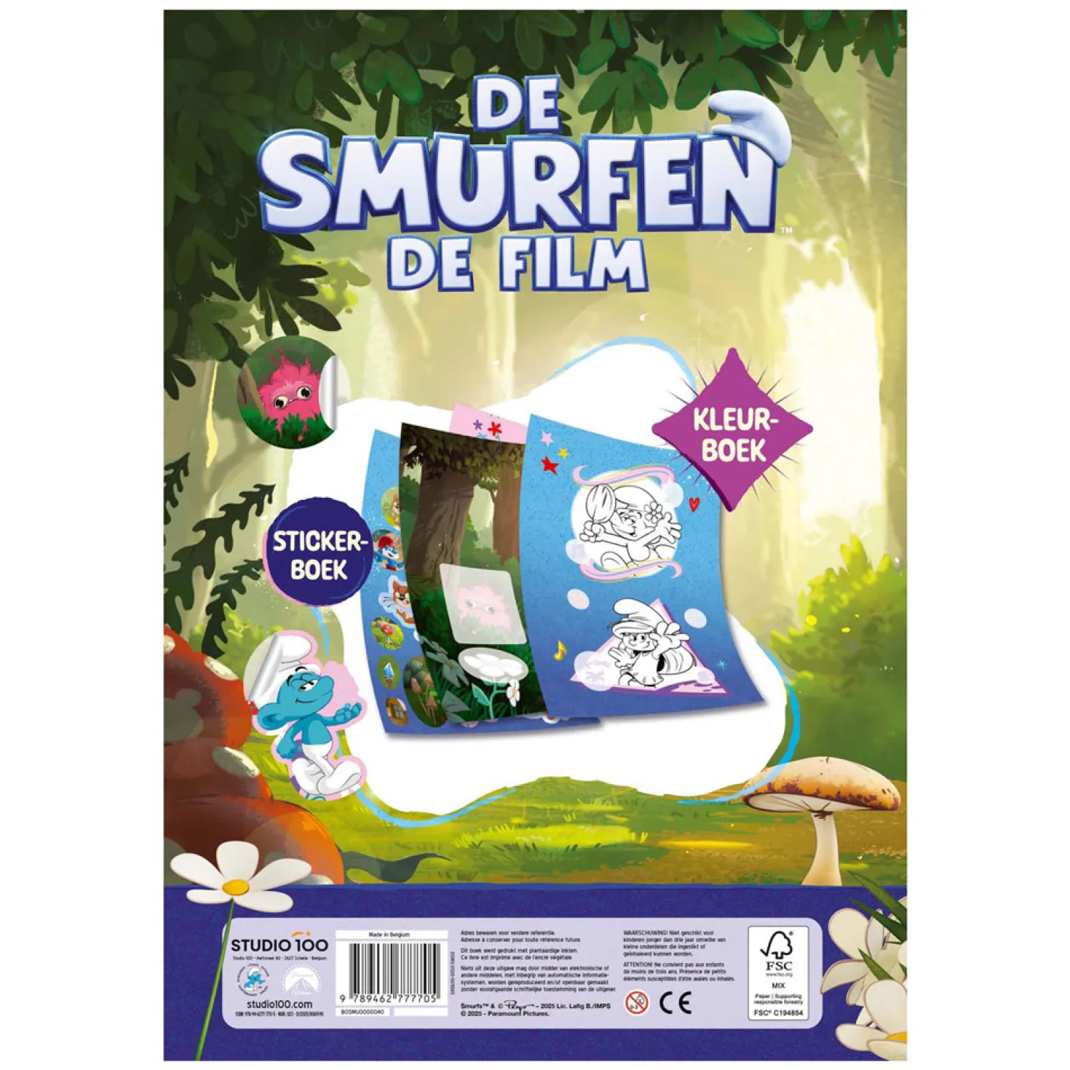 Studio 100 De Smurfen Stickerboek - Film