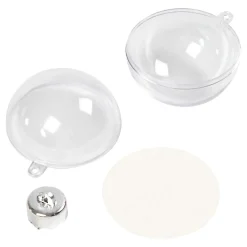 Deco Ballen Transparant 5cm, 10st.>Creativ Company Online