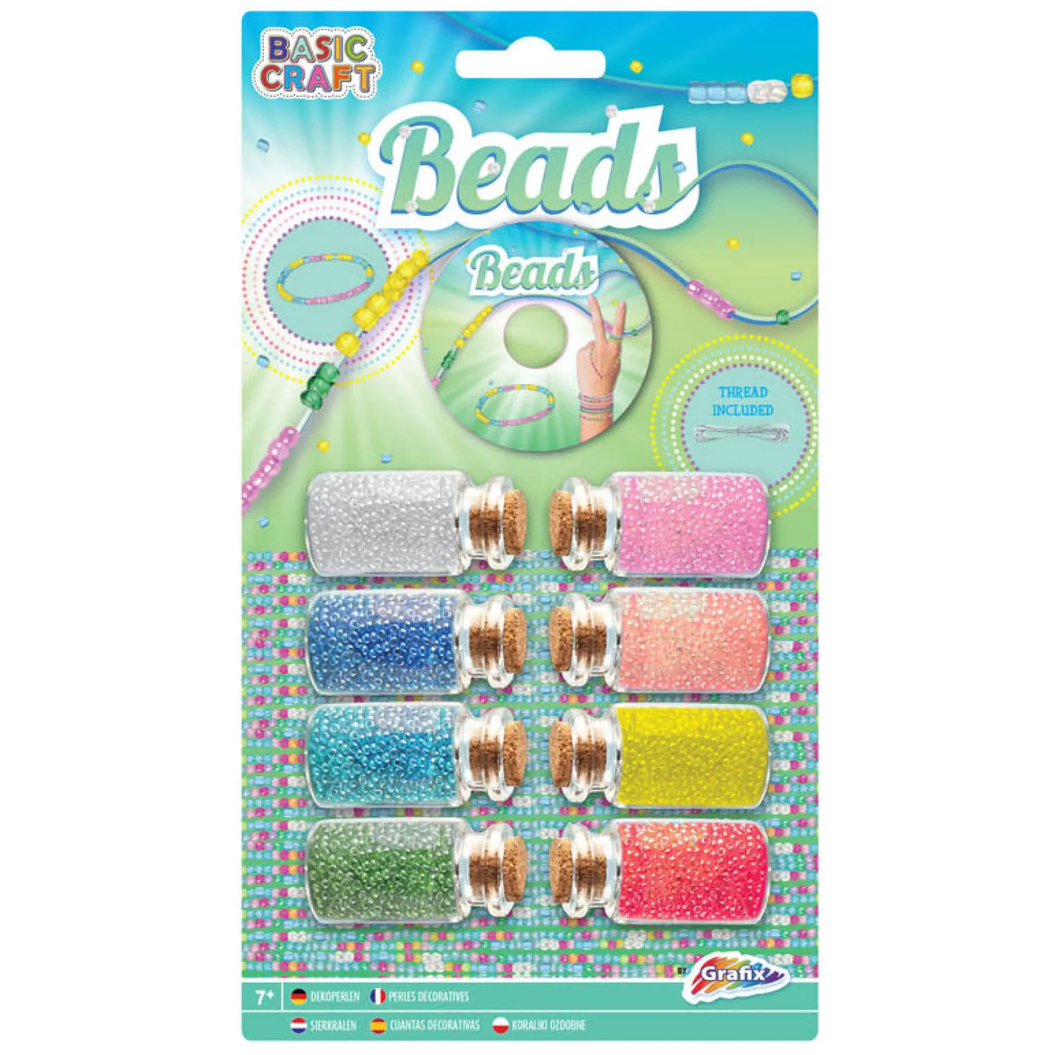 Decoratie Sierkralen, 8 flesjes-Creative Craft Group Discount