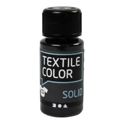 Dekkende Textielverf - Zwart, 50ml-Creativ Company Hot