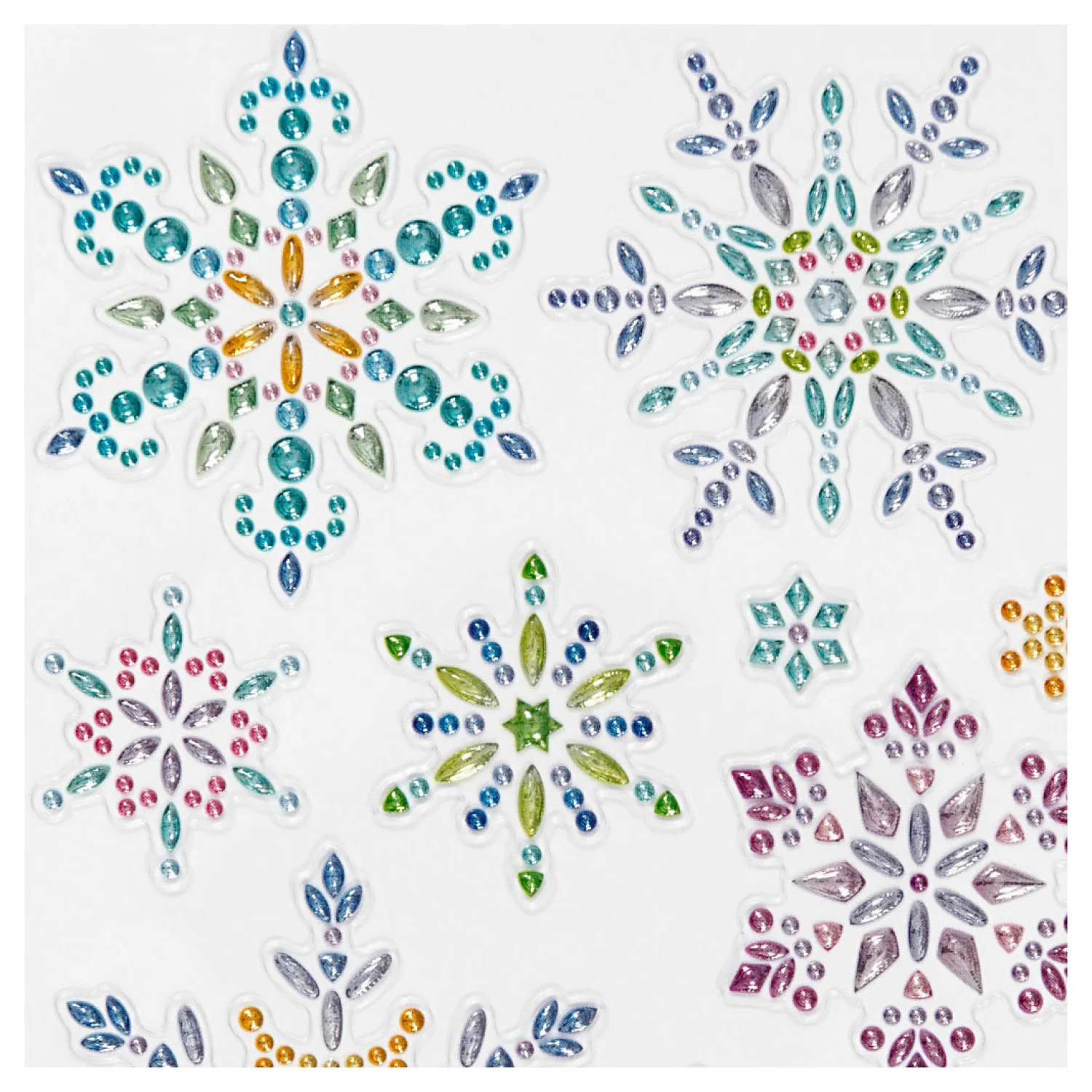 Creativ Company Diamant Stickers Ijskristallen, 1 Vel Clearance