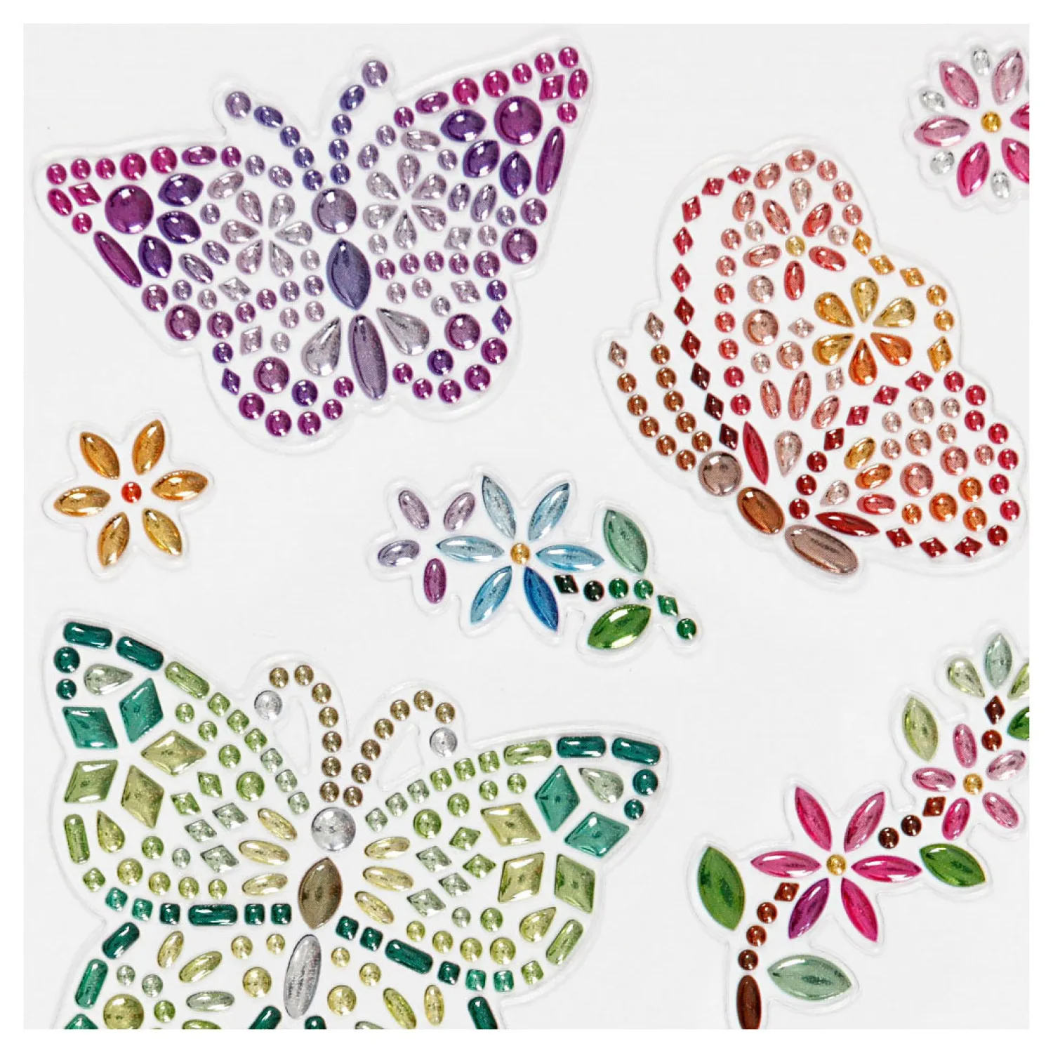 Diamant Stickers Vlinder, 1 Vel>Creativ Company New