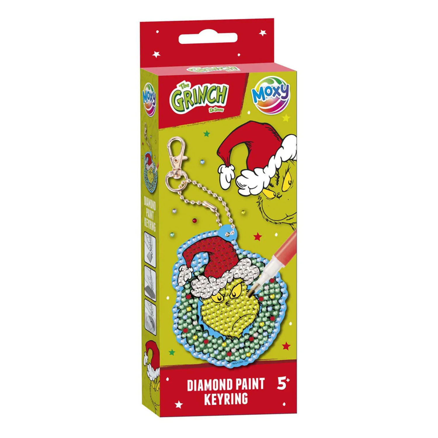 Creative Craft Group Diamond Painting Sleutelhanger The Grinch
