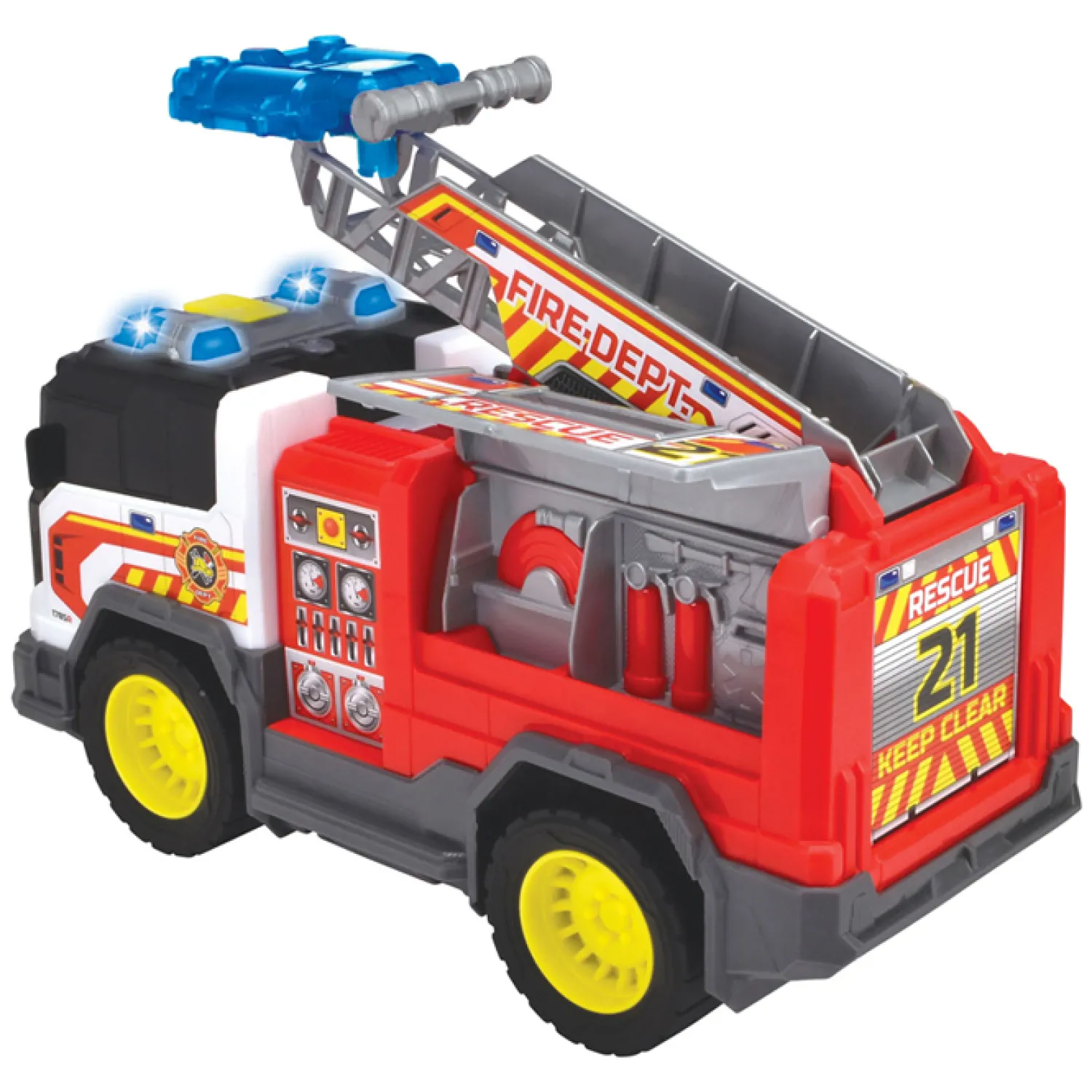 Brandweerwagen met Licht en Geluid>Dickie Best