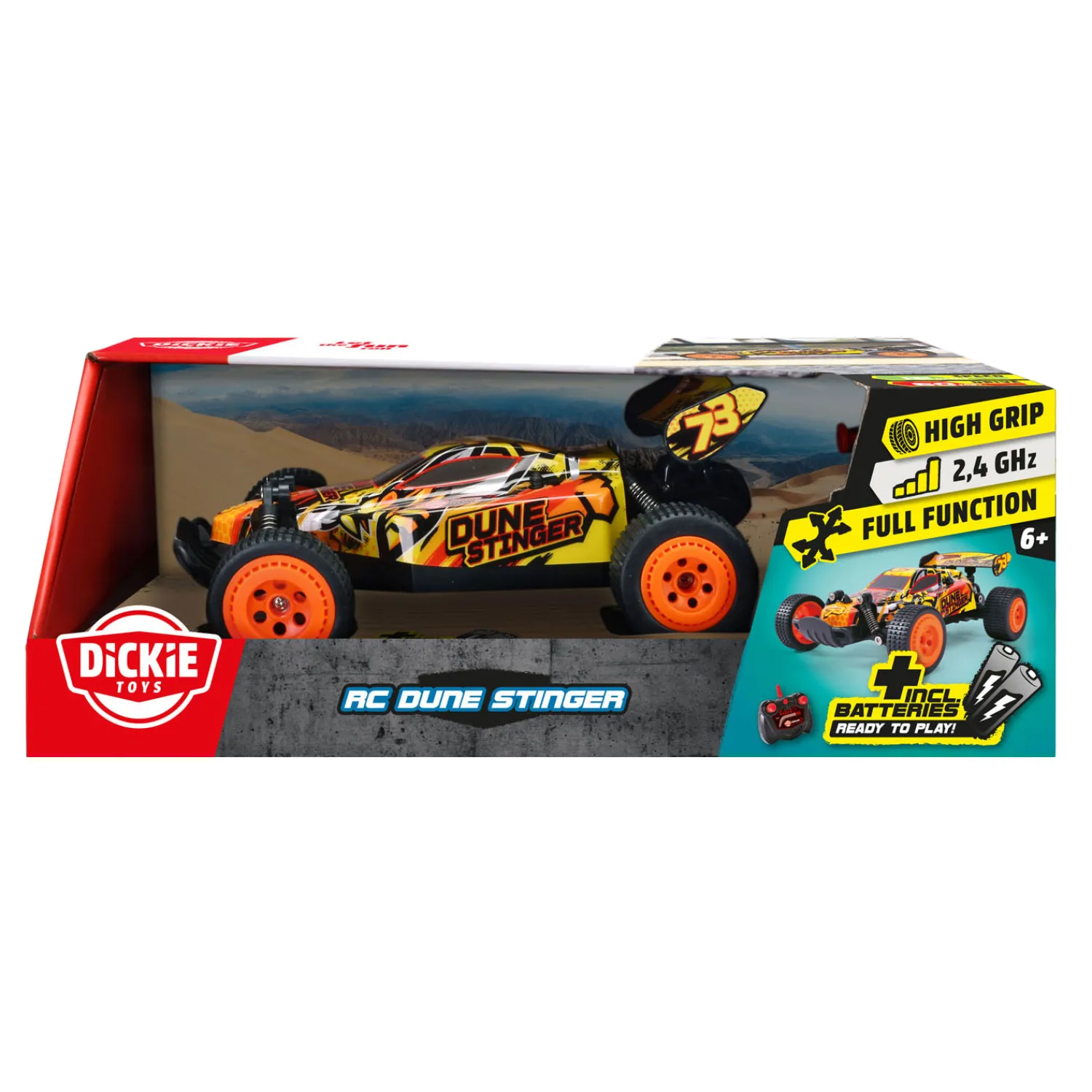 Dickie RC Bestuurbare Auto Dune Stinger RTR New