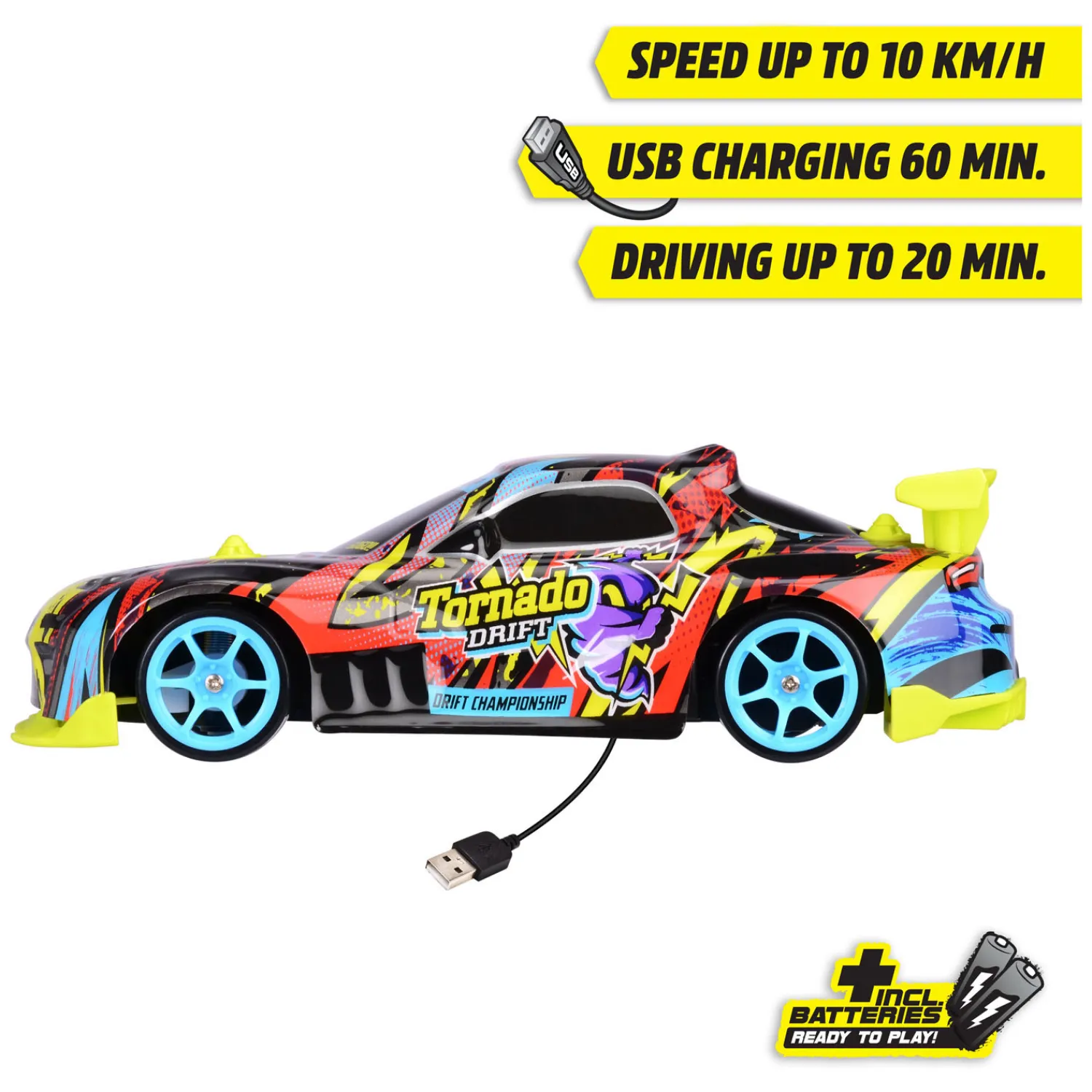 RC Bestuurbare Auto Tornado Drift RTR>Dickie Sale