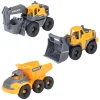 Volvo Constructie Werkvoertuigen Speelset, 3dlg.>Dickie Hot