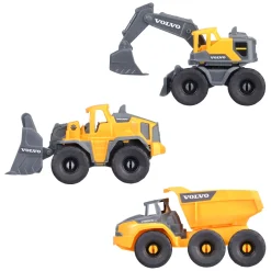 Volvo Constructie Werkvoertuigen Speelset, 3dlg.><noscript><img width=