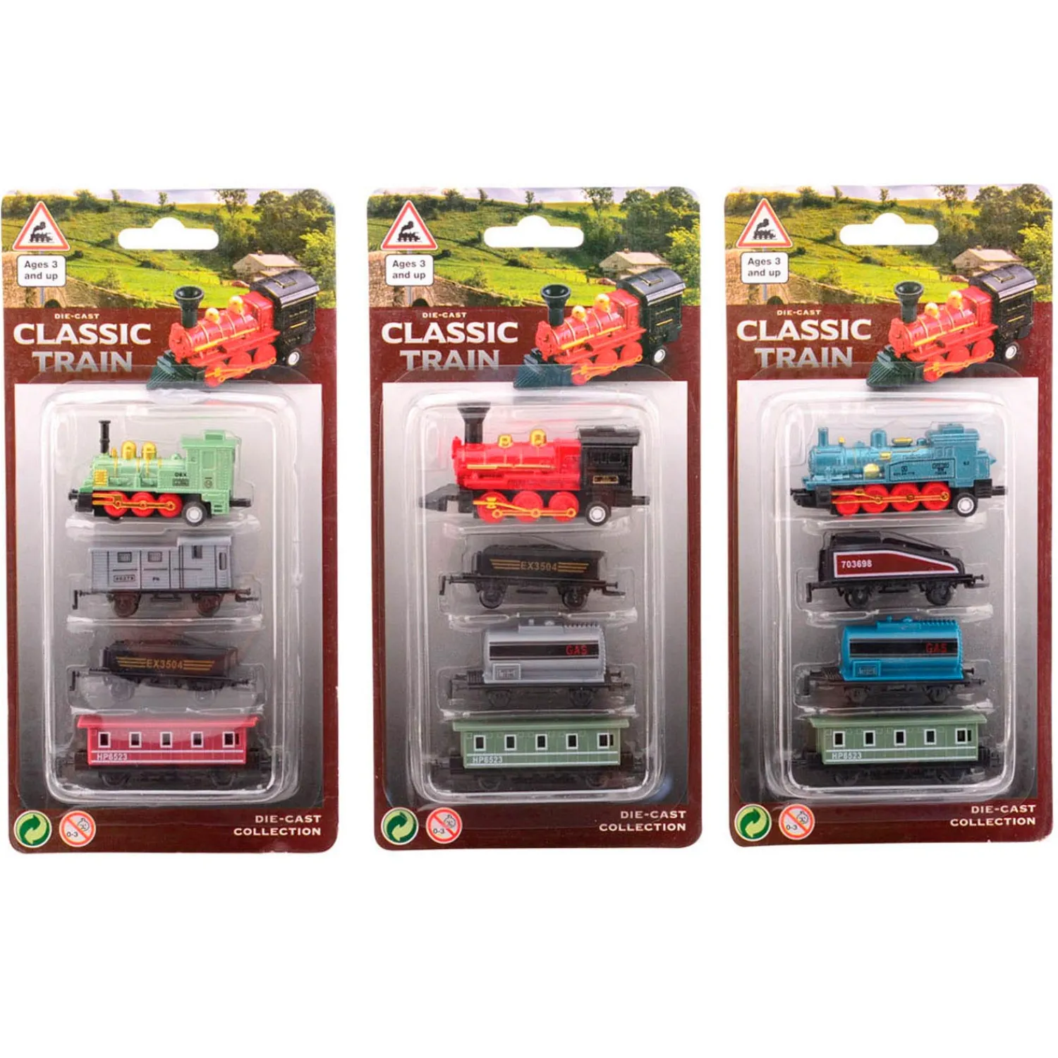Die-Cast Pullback Locomotief>Johntoy New