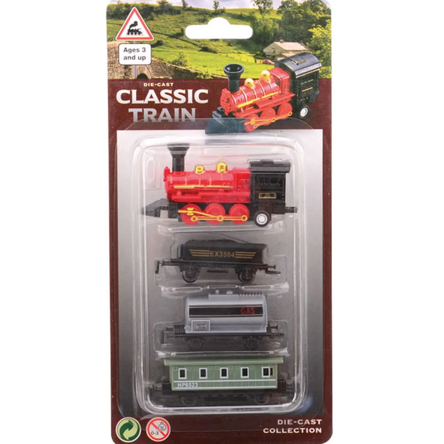 Die-Cast Pullback Locomotief>Johntoy New
