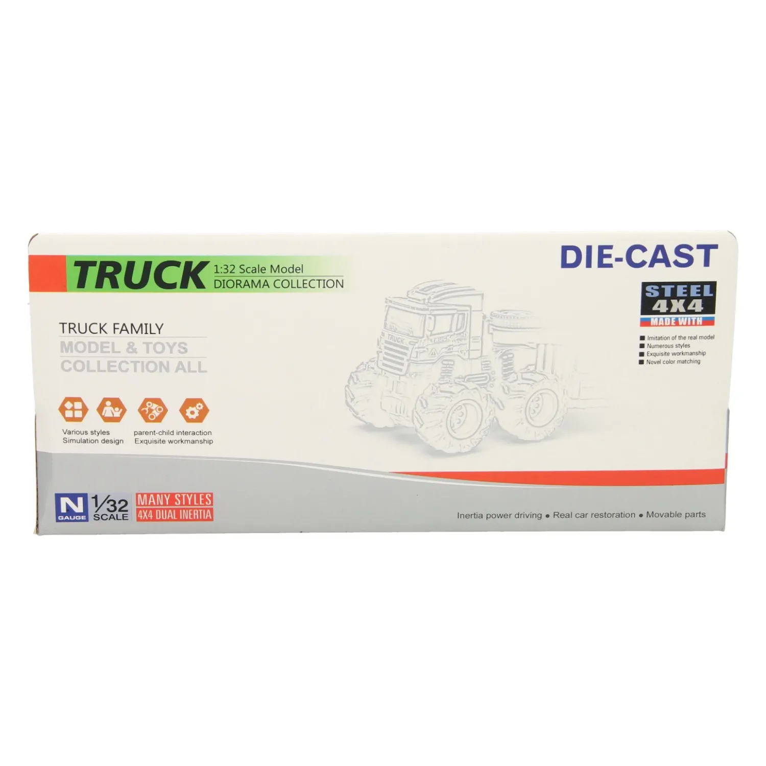 Die-cast Woestijntruck Hot