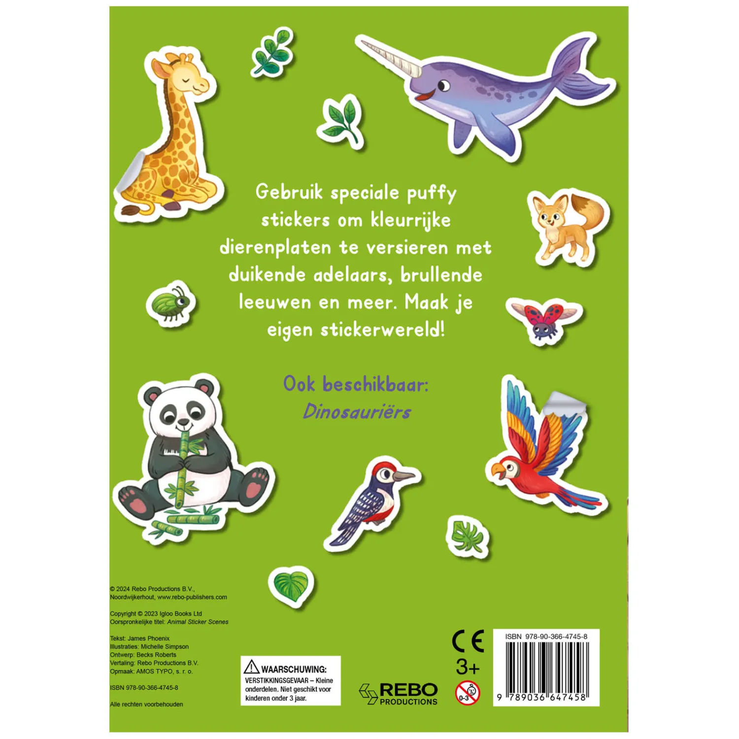 Rebo Publishers Dieren - Stickerplezier Discount