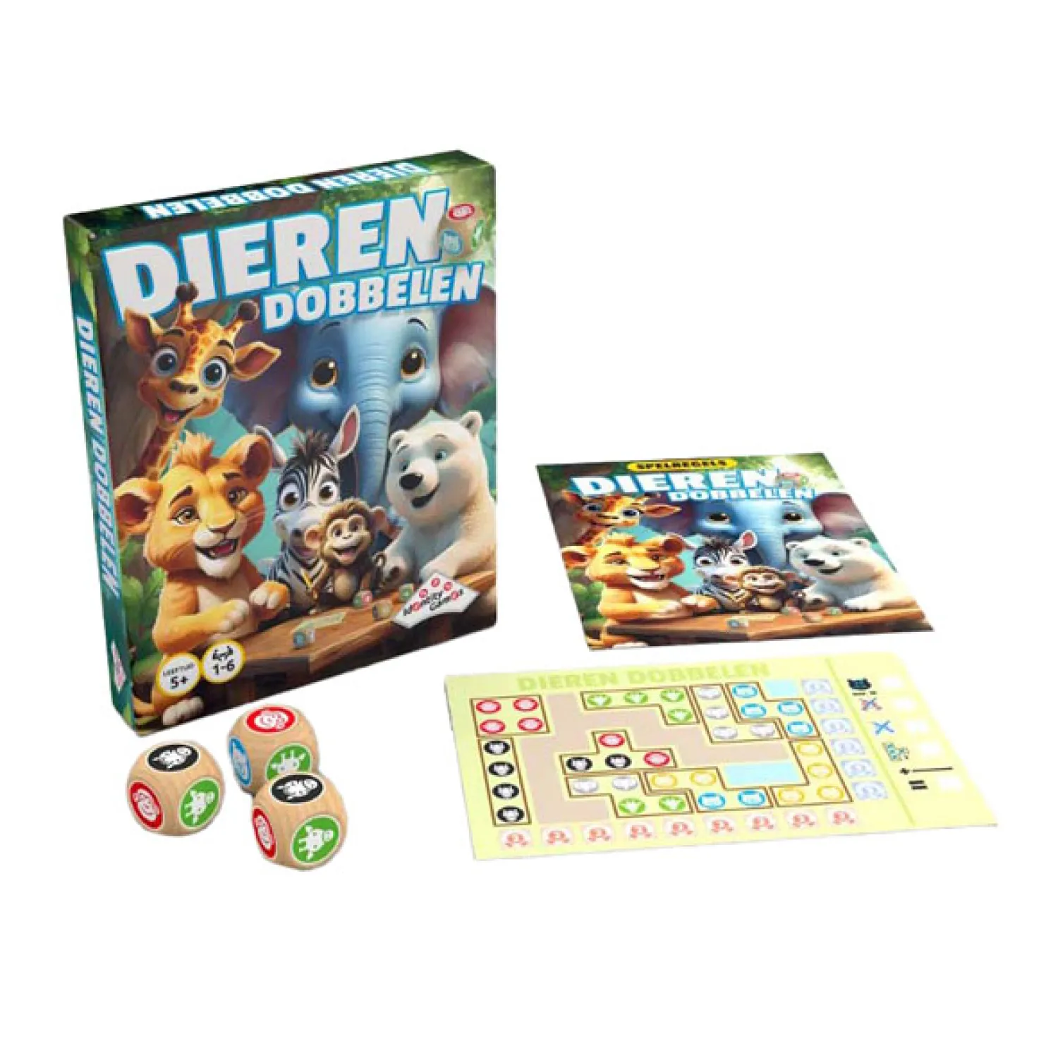 Dieren Dobbelen - 1 tot 6 Spelers> Hot