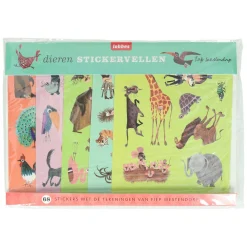 Dieren van Fiep Stickervellen, 5st-Wins Holland Discount