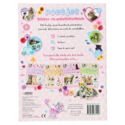 Dierenvriendjes - Poesjes Sticker- en Activiteitenboek- Outlet