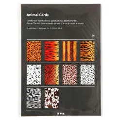 Diermotieven Karton A4, 10 Vellen>Creativ Company Hot