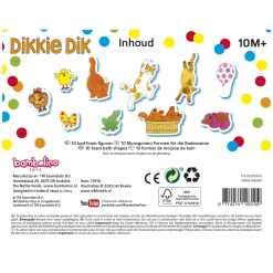 Totum Dikkie Dik Badfiguren, 10st. Clearance