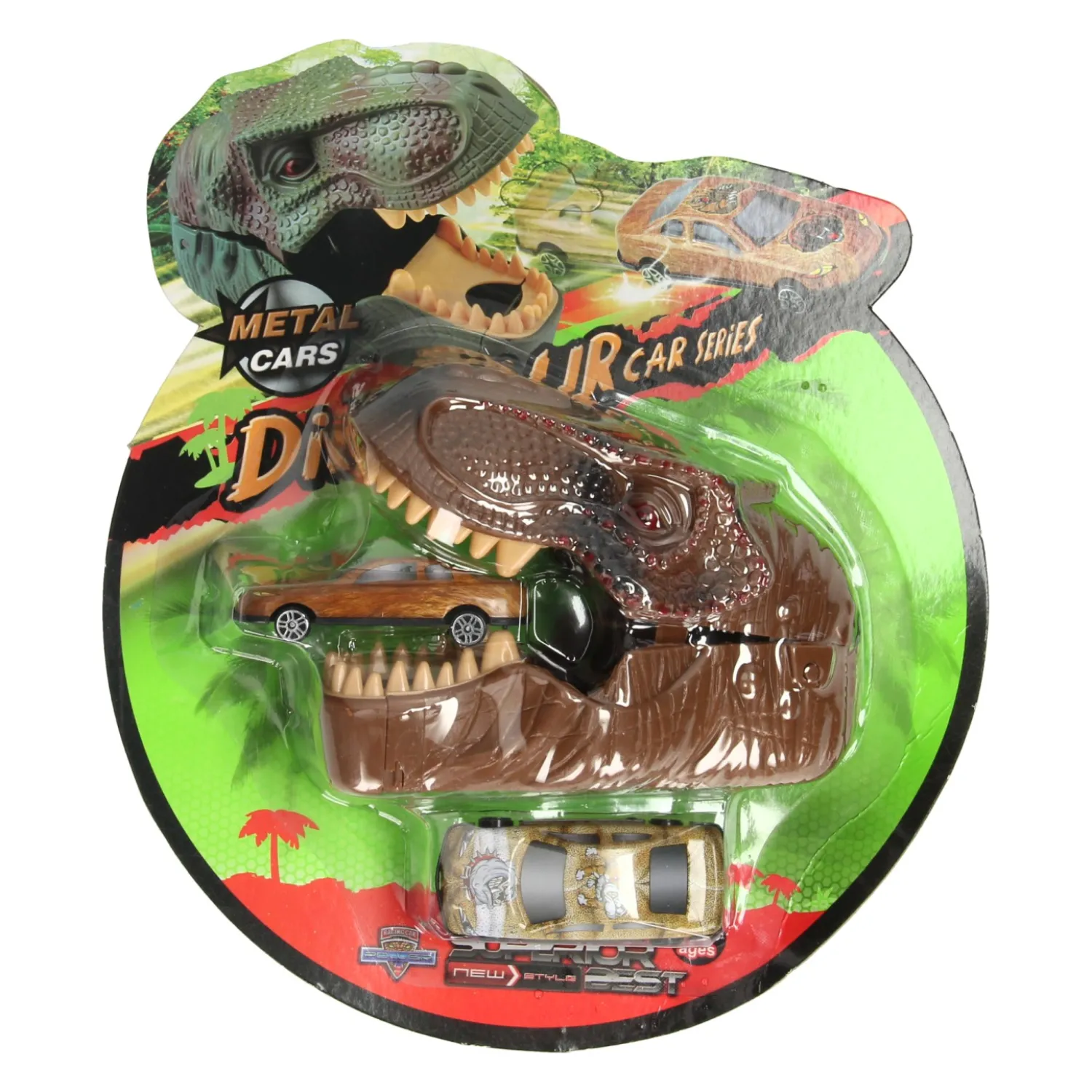 Dino Afschietauto's, 3dlg.- Outlet