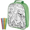 Dino Kleur je eigen Tas met Stiften>Creative Craft Group Outlet