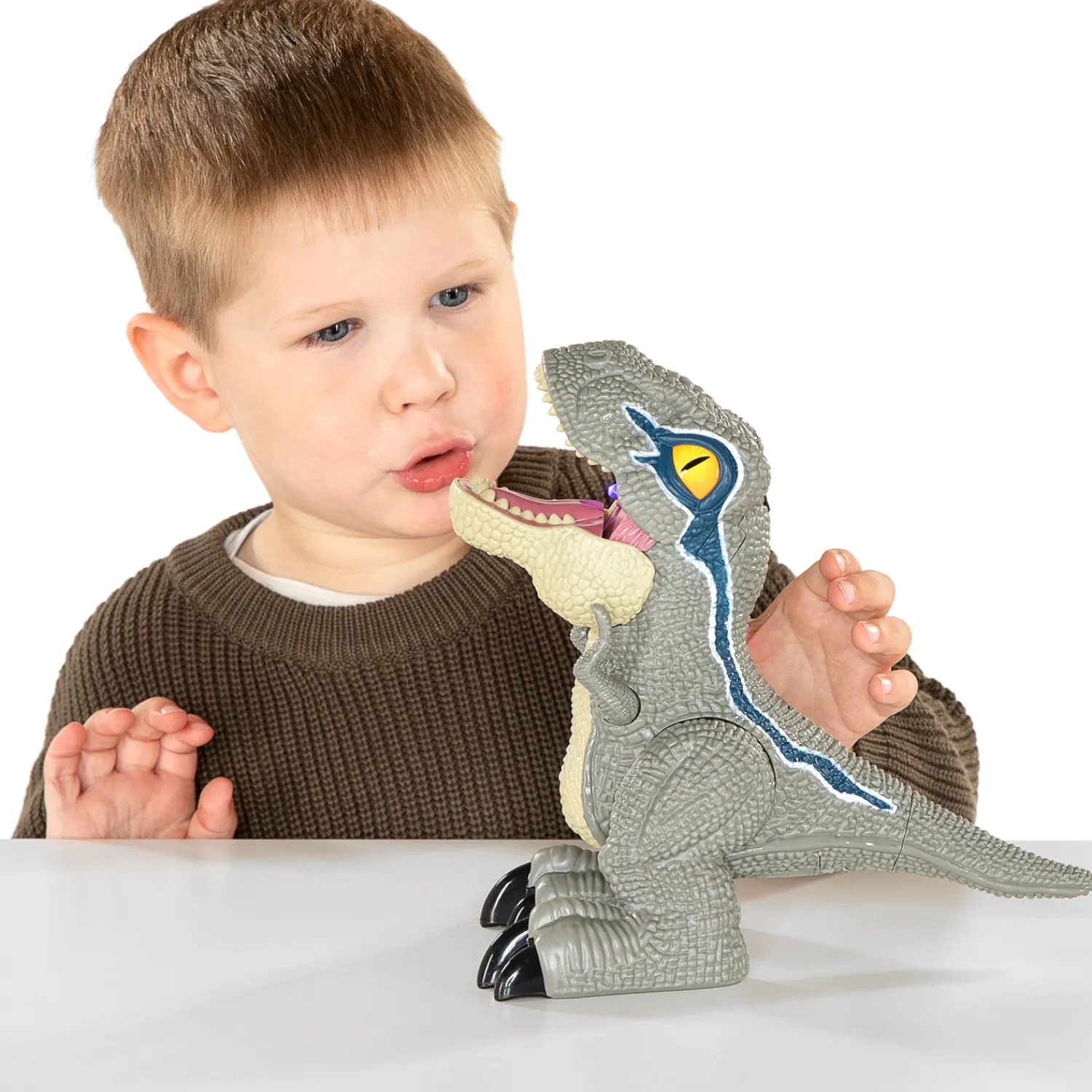 Dino met Geluid & Rookfunctie Hot