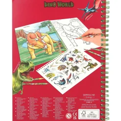 Dino World Kleurboek met Kleurpotloden><noscript><img width=