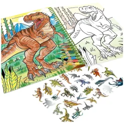 Dino World Kleurboek met Kleurpotloden-Depesche Dino World Outlet