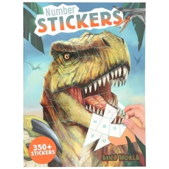 Depesche Dino World Dino World Nummer Stickers Stickerboek Hot
