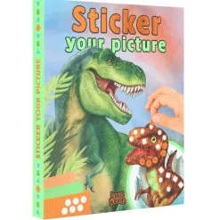 Dino World Stickerboek Sticker Your Picture-Depesche Dino World Sale