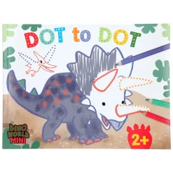 Dino World Stip naar Stip Kleurboek Mini Dino>Depesche Dino World Sale